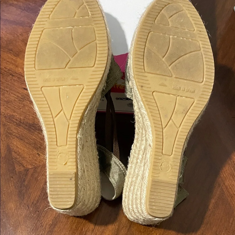 Stylish Olive Green Espadrille Sandals VIDORRETA